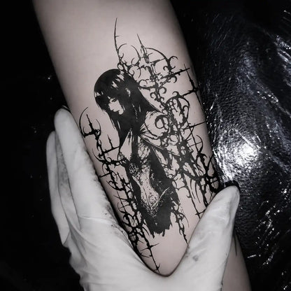 Thorn Muse Tattoo temporary tattoo — Yuka Ink