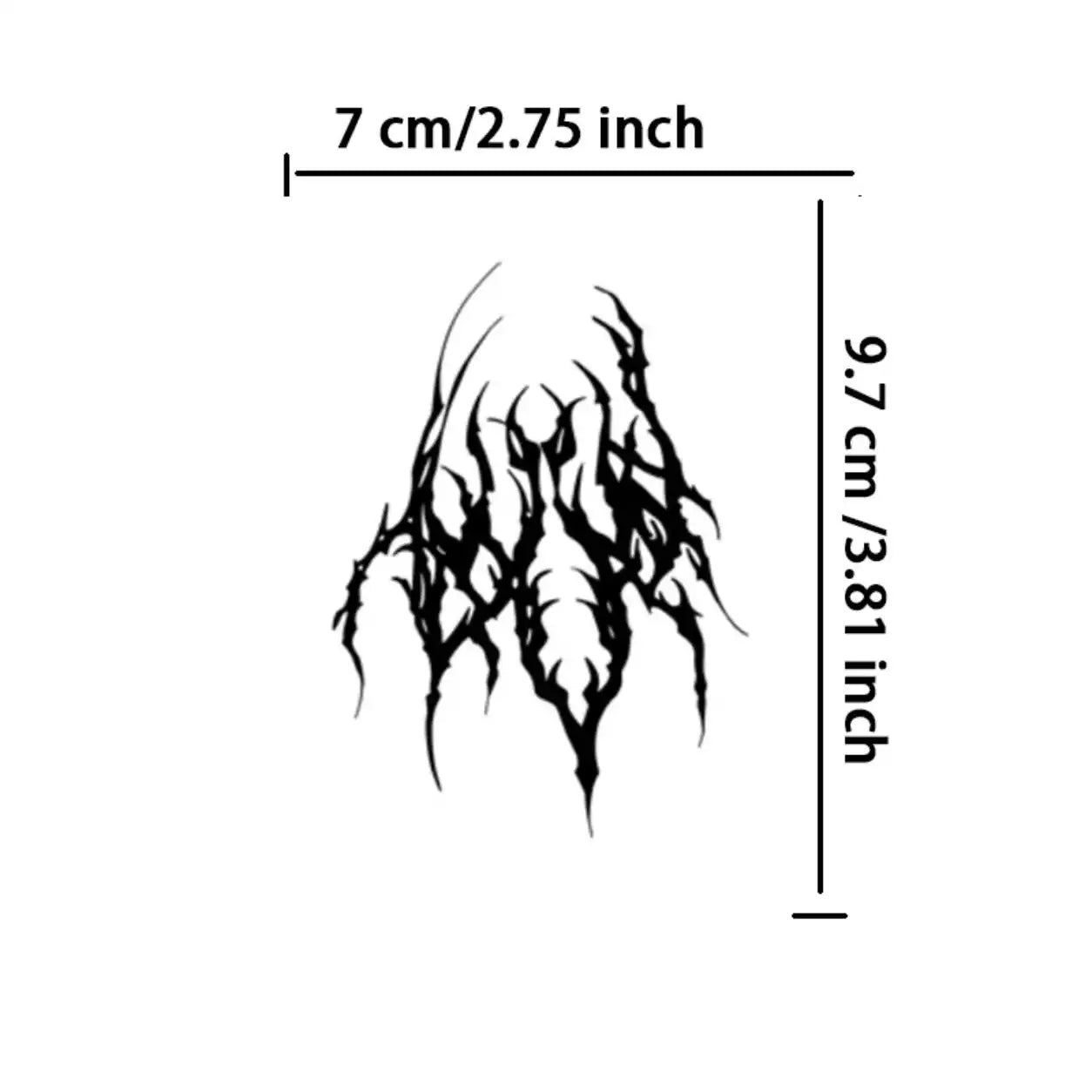 Mutant Spider Hand temporary tattoo, view 3 — Yuka Ink