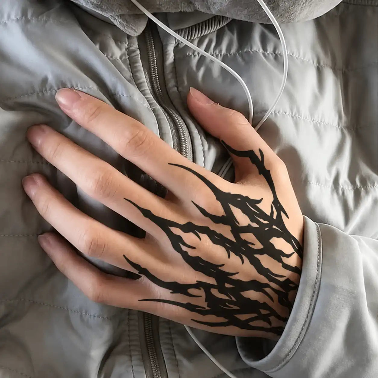 Mutant Spider Hand temporary tattoo, view 2 — Yuka Ink