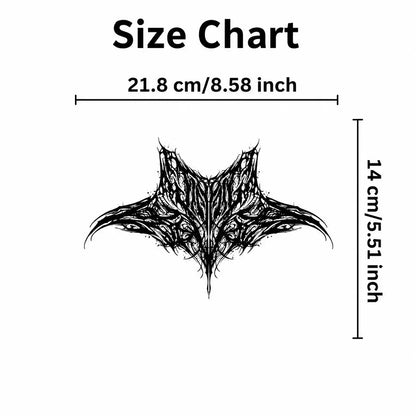Thorn Neck temporary tattoo, view 3 — Yuka Ink