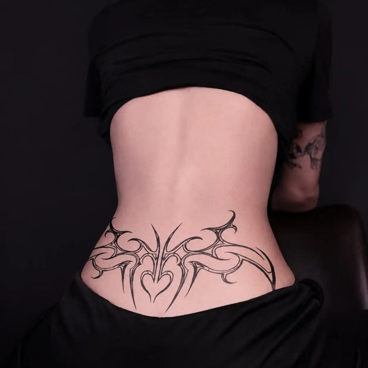 Succubus Hip temporary tattoo — Yuka Ink